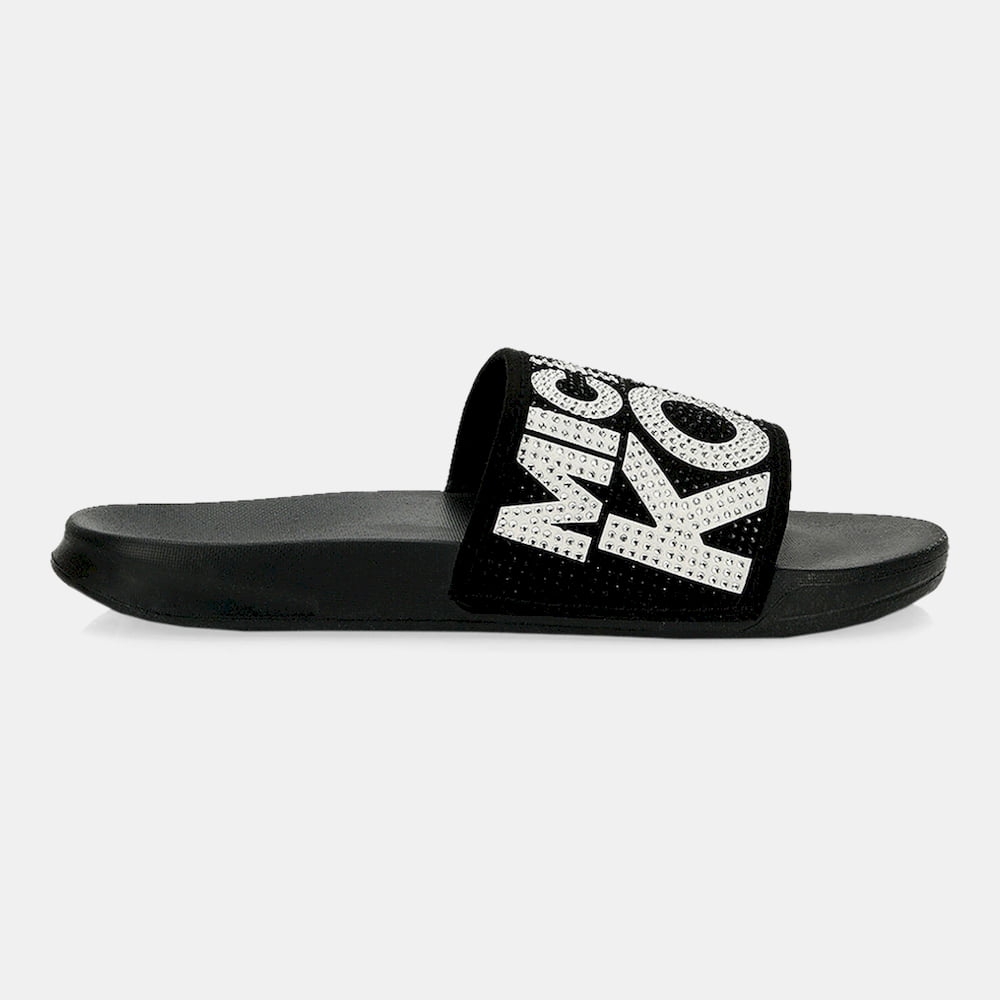 Michael Kors Chinelos Slippers Jett Jae Black Preto Shot2