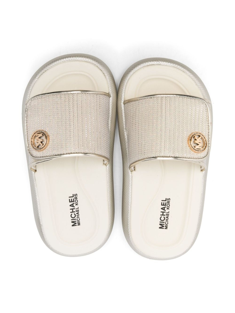 Michael Kors Chinelos Slippers Raelynn Darby Vanilla Vanilla_shot2
