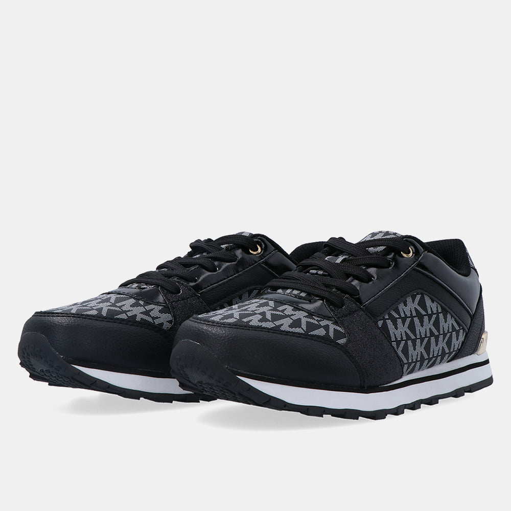 Michael Kors Sapatilhas Sneakers Shoes Billie Jogger Blk Platin Preto Platin Shot1