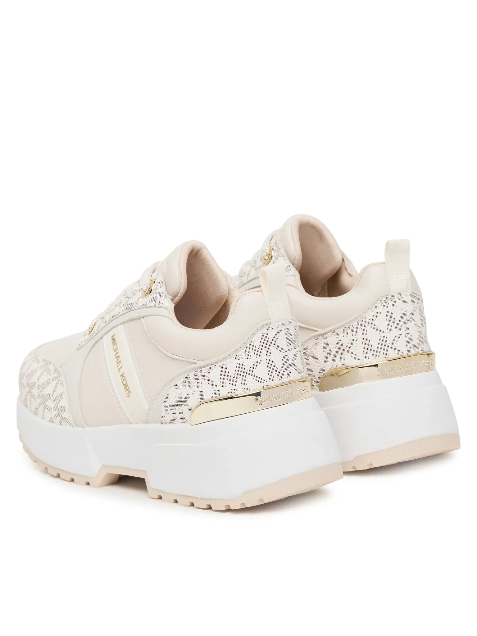Michael Kors Sapatilhas Sneakers Shoes Cosmo Meyers Vanila Gol Vanilla Ouro_shot3