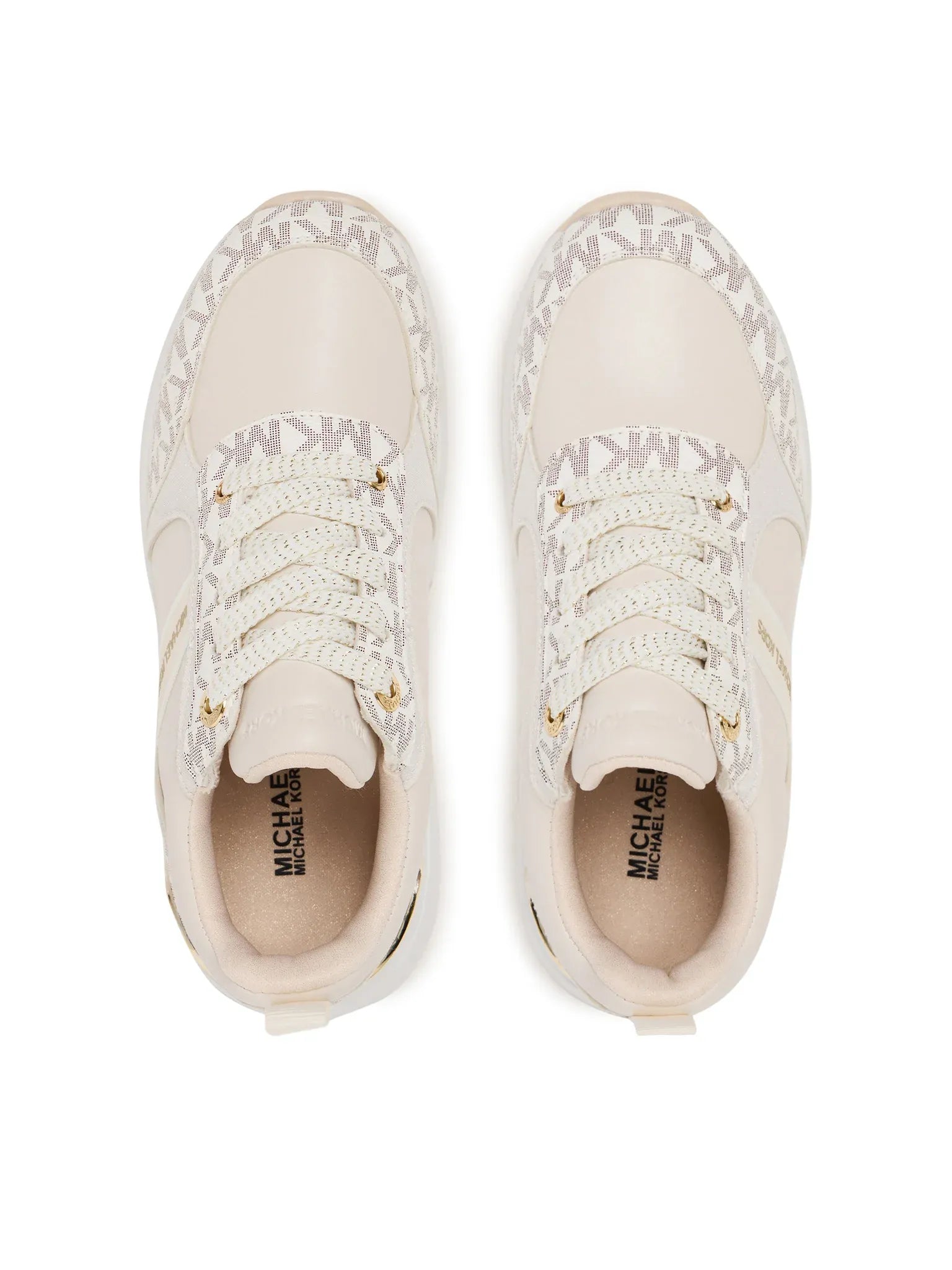 Michael Kors Sapatilhas Sneakers Shoes Cosmo Meyers Vanila Gol Vanilla Ouro_shot5
