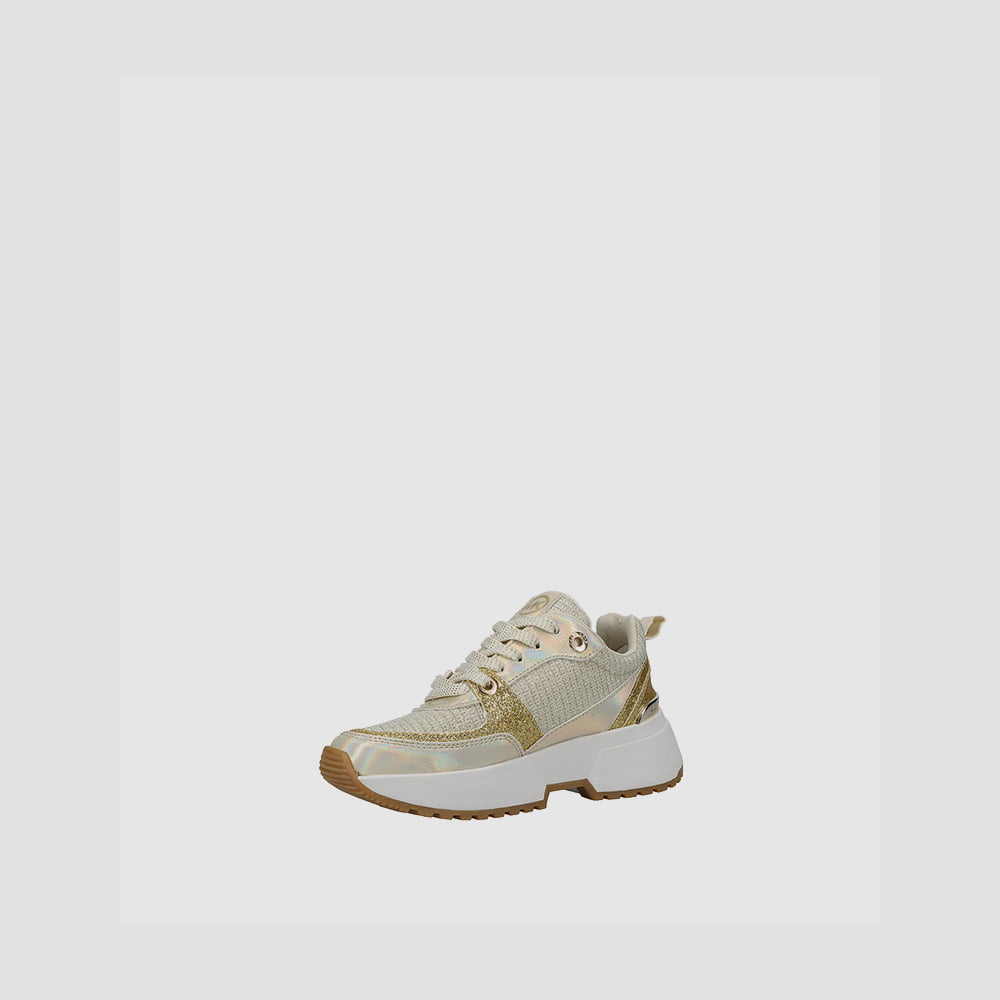 Michael Kors Sapatilhas Sneakers Shoes Cosmo Sport Whi Gold Branco Dourado Shot17