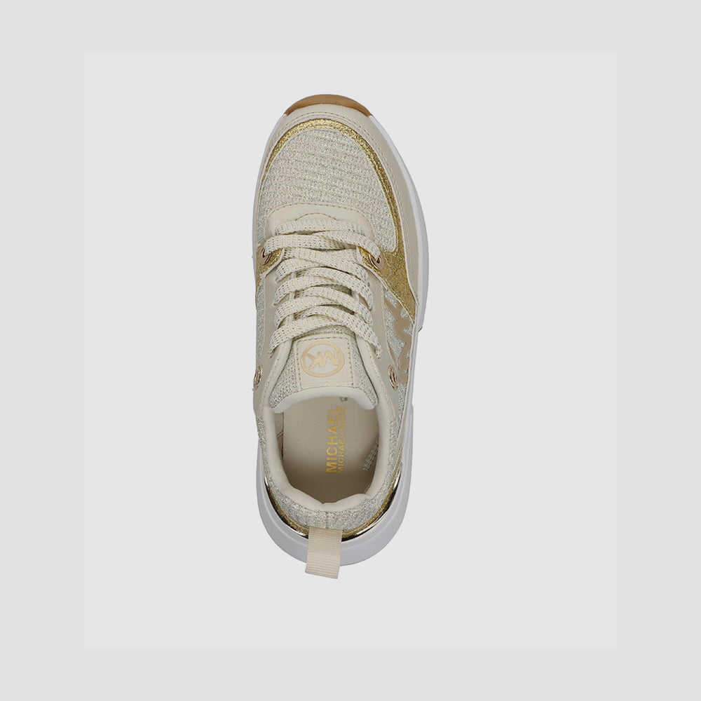 Michael Kors Sapatilhas Sneakers Shoes Cosmo Sport Whi Gold Branco Dourado Shot21