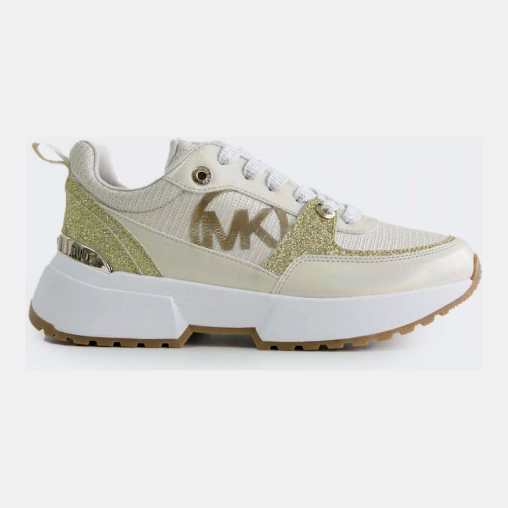 Michael Kors Sapatilhas Sneakers Shoes Cosmo Sport Whi Gold Branco Dourado Shot30 Resultado