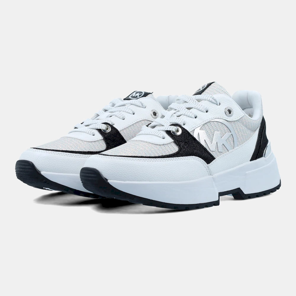 Michael Kors Sapatilhas Sneakers Shoes Cosmo Sport Whi Silver Branco Prateado Shot2
