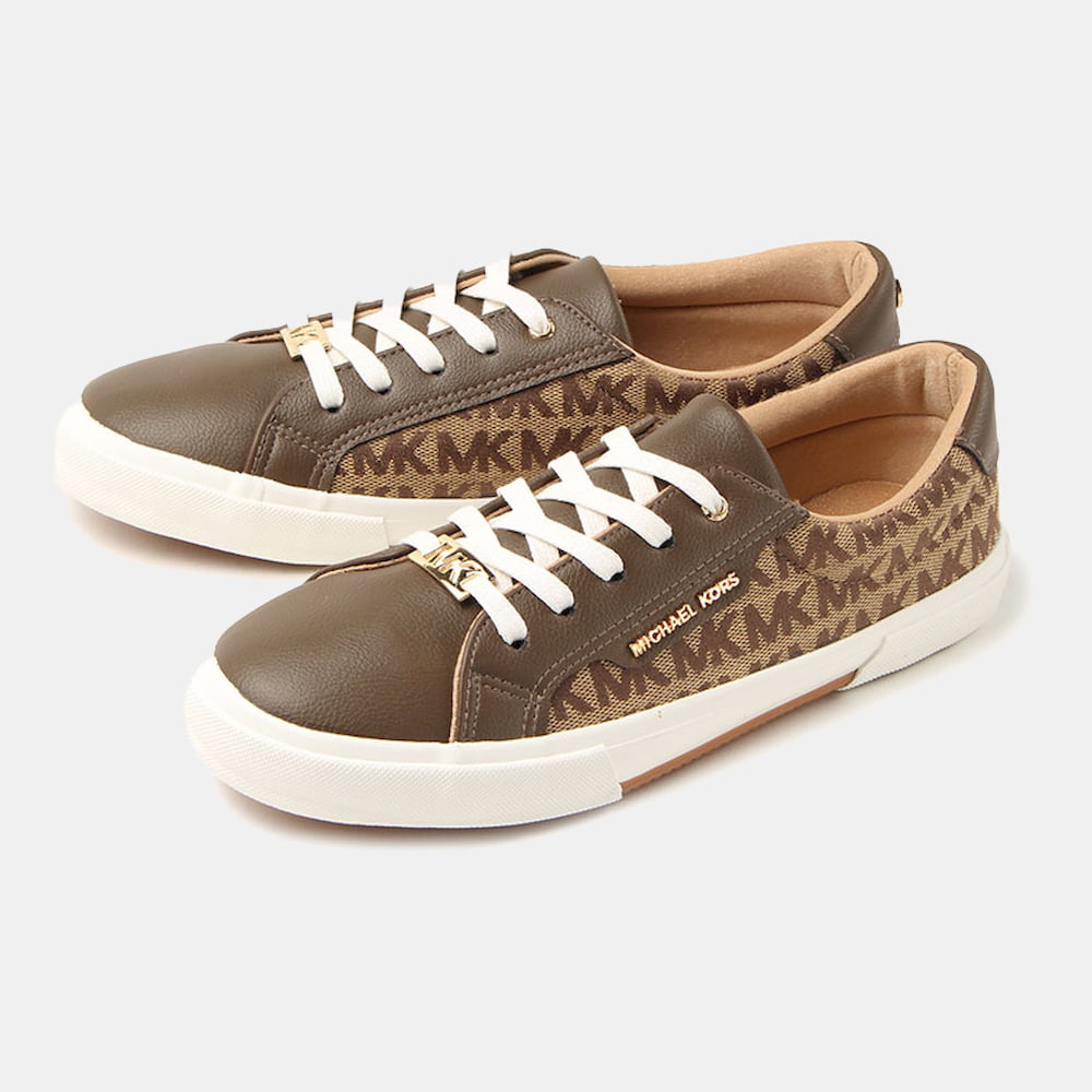 Michael Kors Sapatilhas Sneakers Shoes Izetta Regent Brown Castanho Shot2