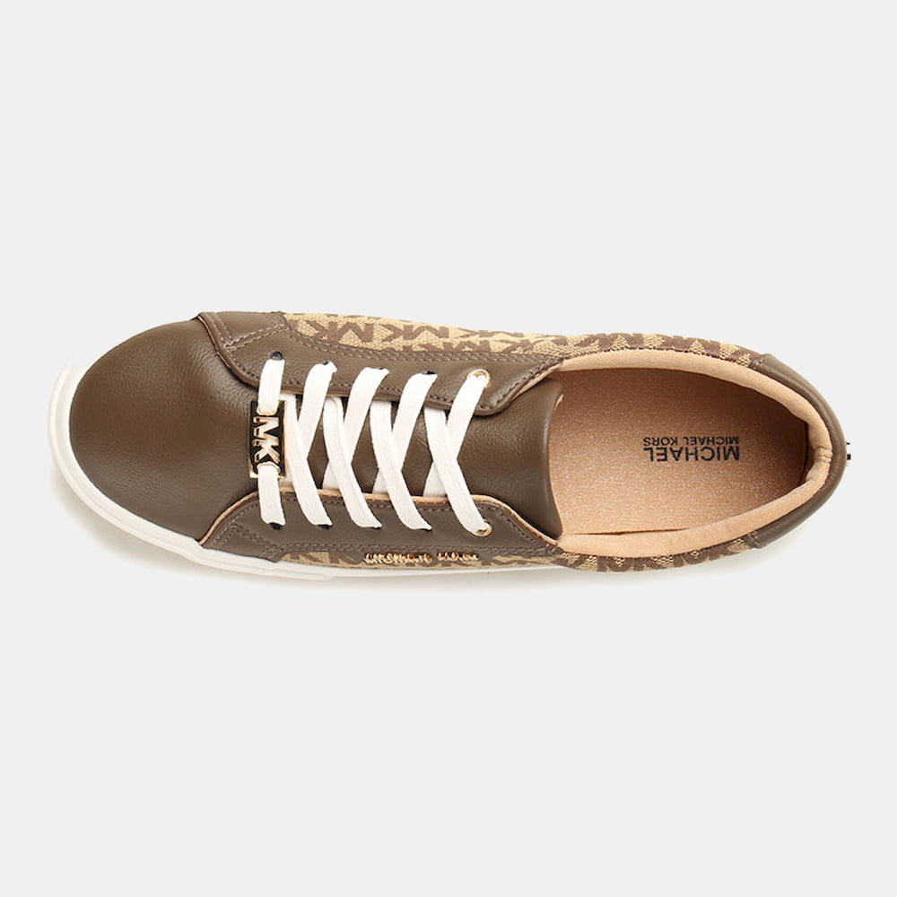 Michael Kors Sapatilhas Sneakers Shoes Izetta Regent Brown Castanho Shot6