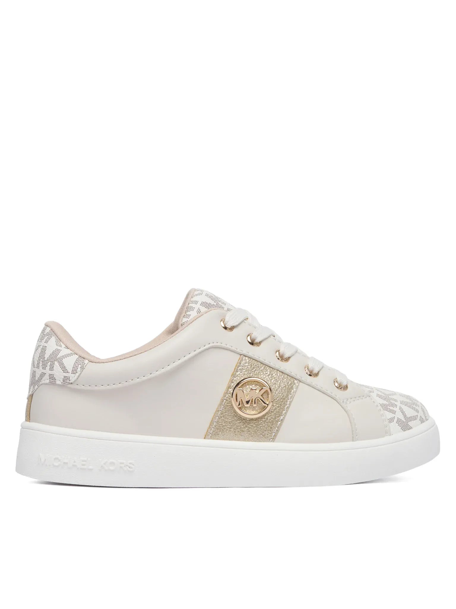 Michael Kors Sapatilhas Sneakers Shoes Jem Raine Vanila Gol Vanilla Ouro_shot1