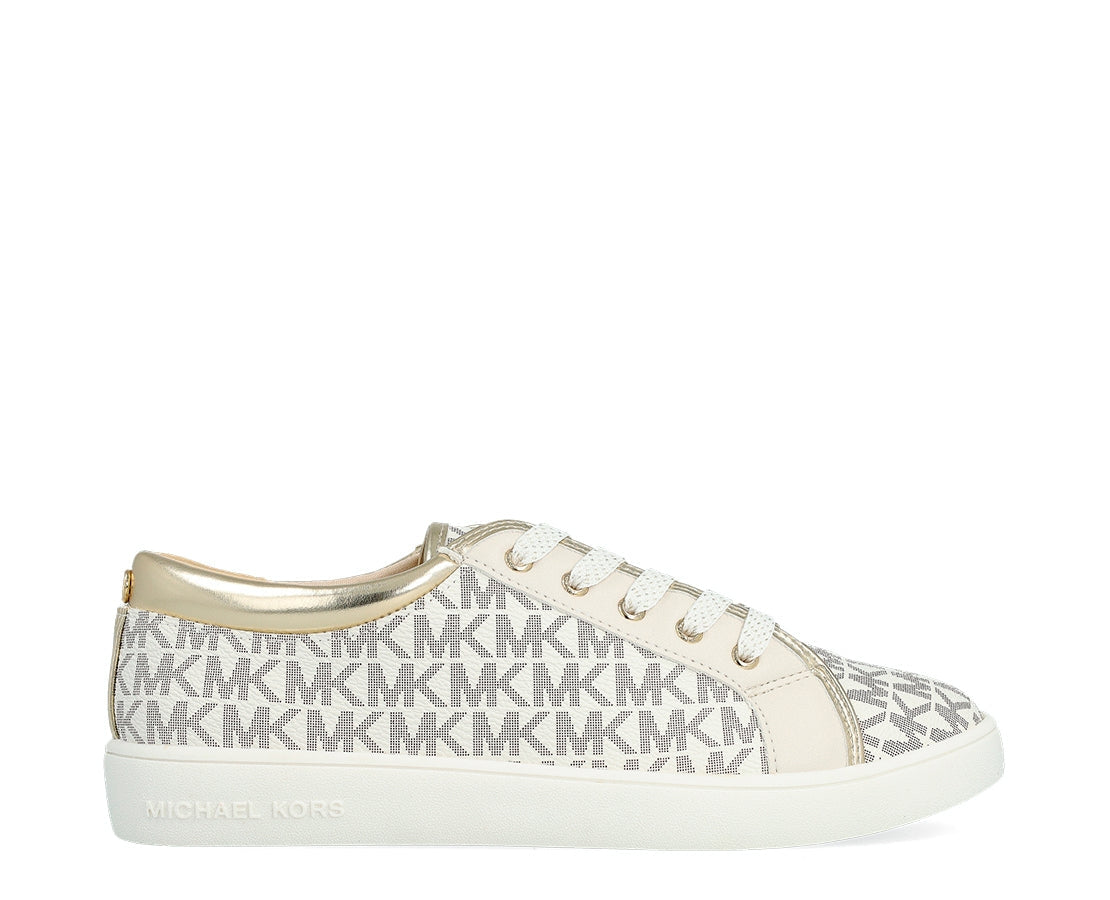 Michael Kors Sapatilhas Sneakers Shoes Jem Ralley Vanila Gol Vanilla Ouro_shot1