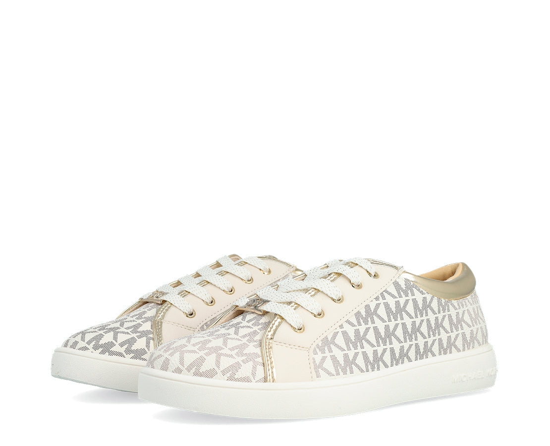 Michael Kors Sapatilhas Sneakers Shoes Jem Ralley Vanila Gol Vanilla Ouro_shot2