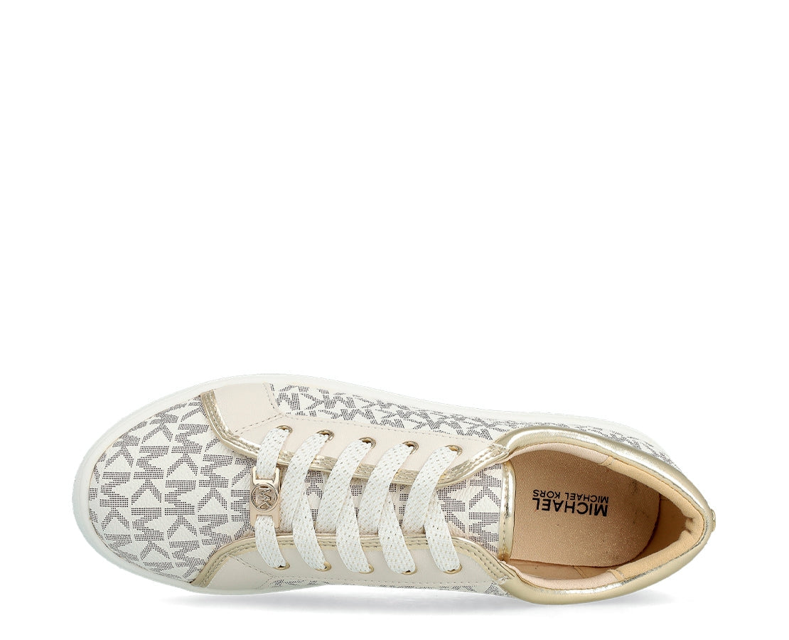 Michael Kors Sapatilhas Sneakers Shoes Jem Ralley Vanila Gol Vanilla Ouro_shot3