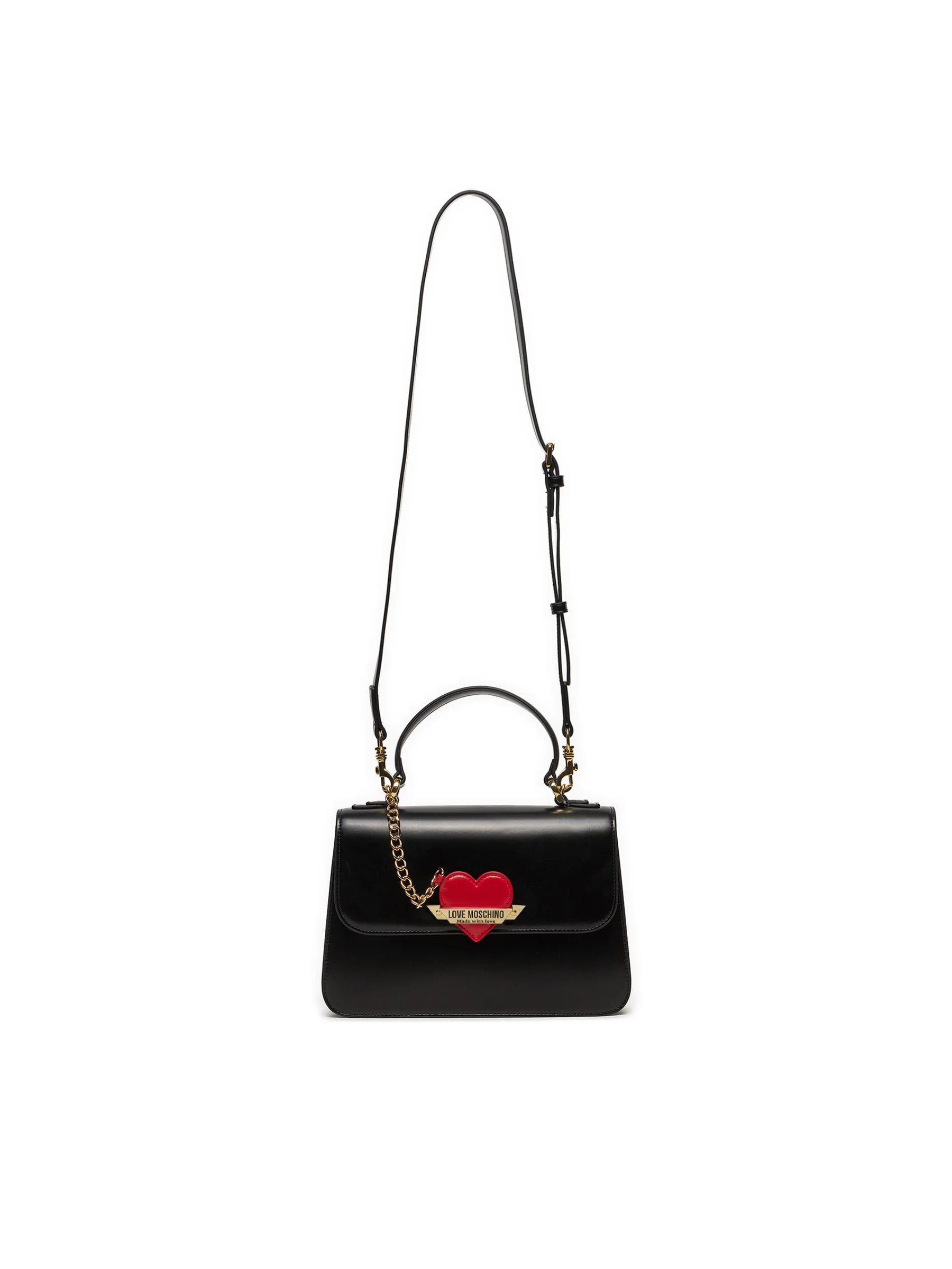 Moschino Bolsa Bag Jc4138pp1l Black Red Preto Vermelho_shot5