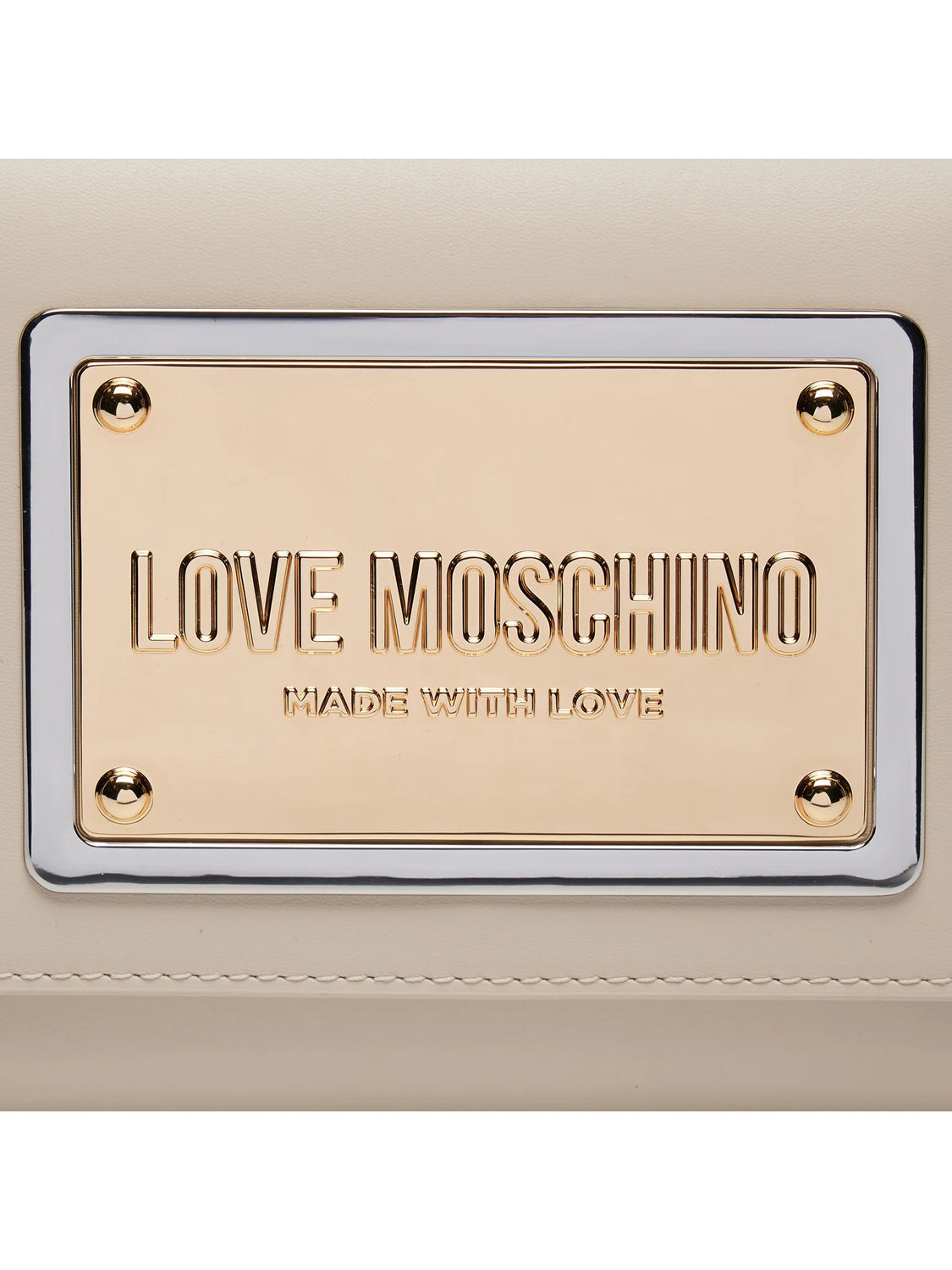 Bolsa Moschino - Smooth Calf Beige