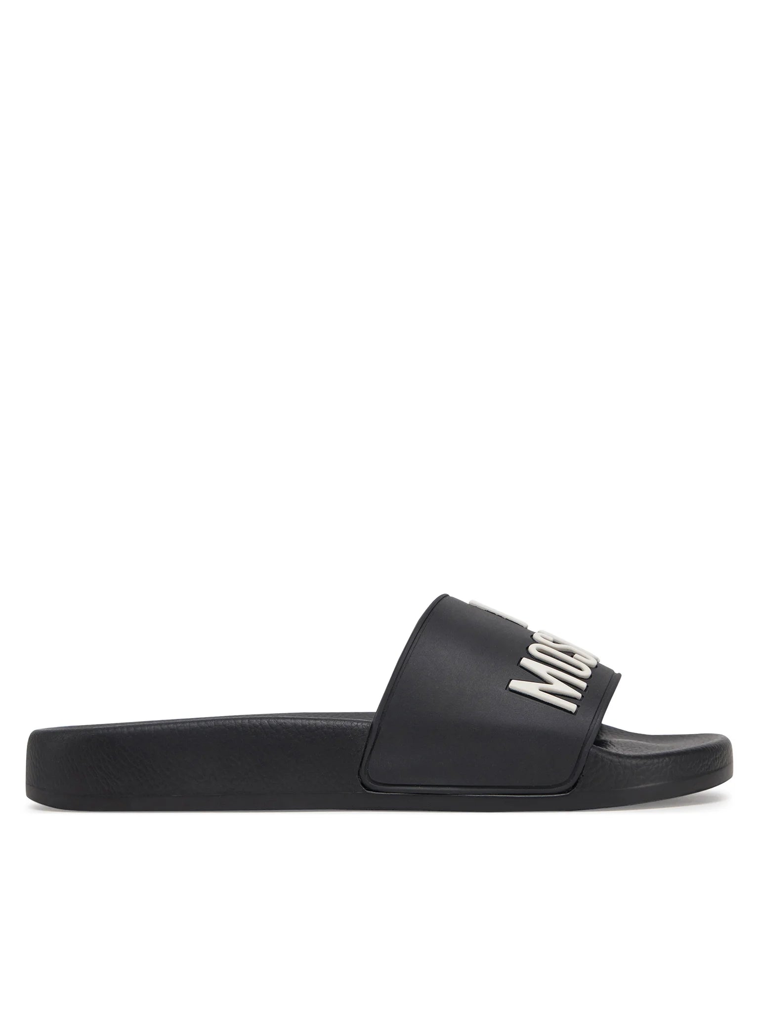 Moschino Chinelos Slippers Ja28052 Black Preto_shot6