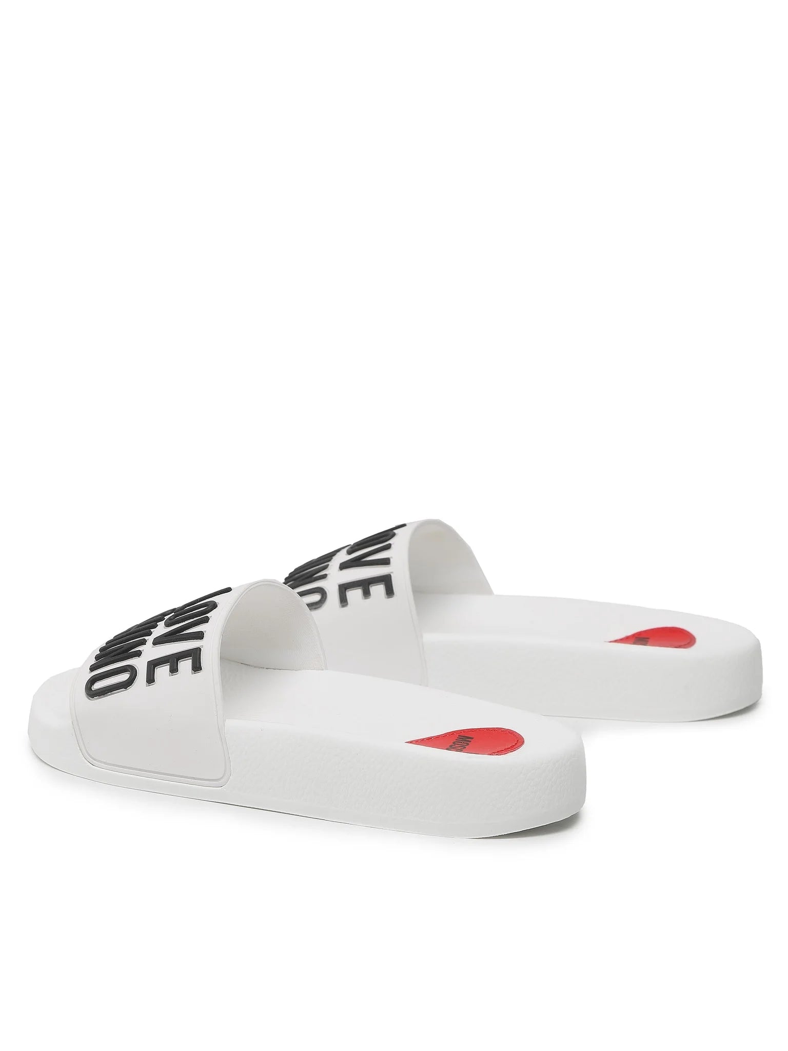 Moschino Chinelos Slippers Ja28052 White Branco_shot2