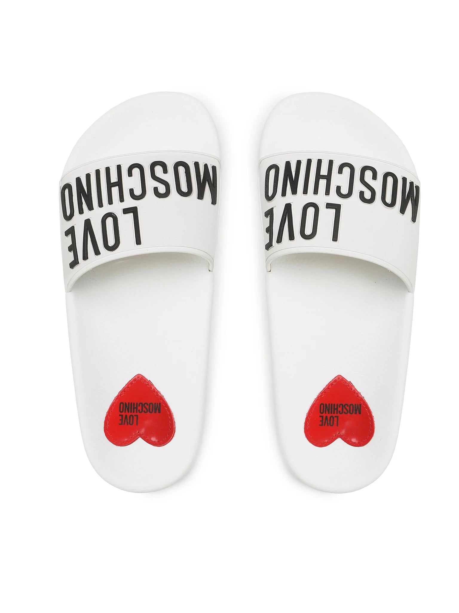 Moschino Chinelos Slippers Ja28052 White Branco_shot4