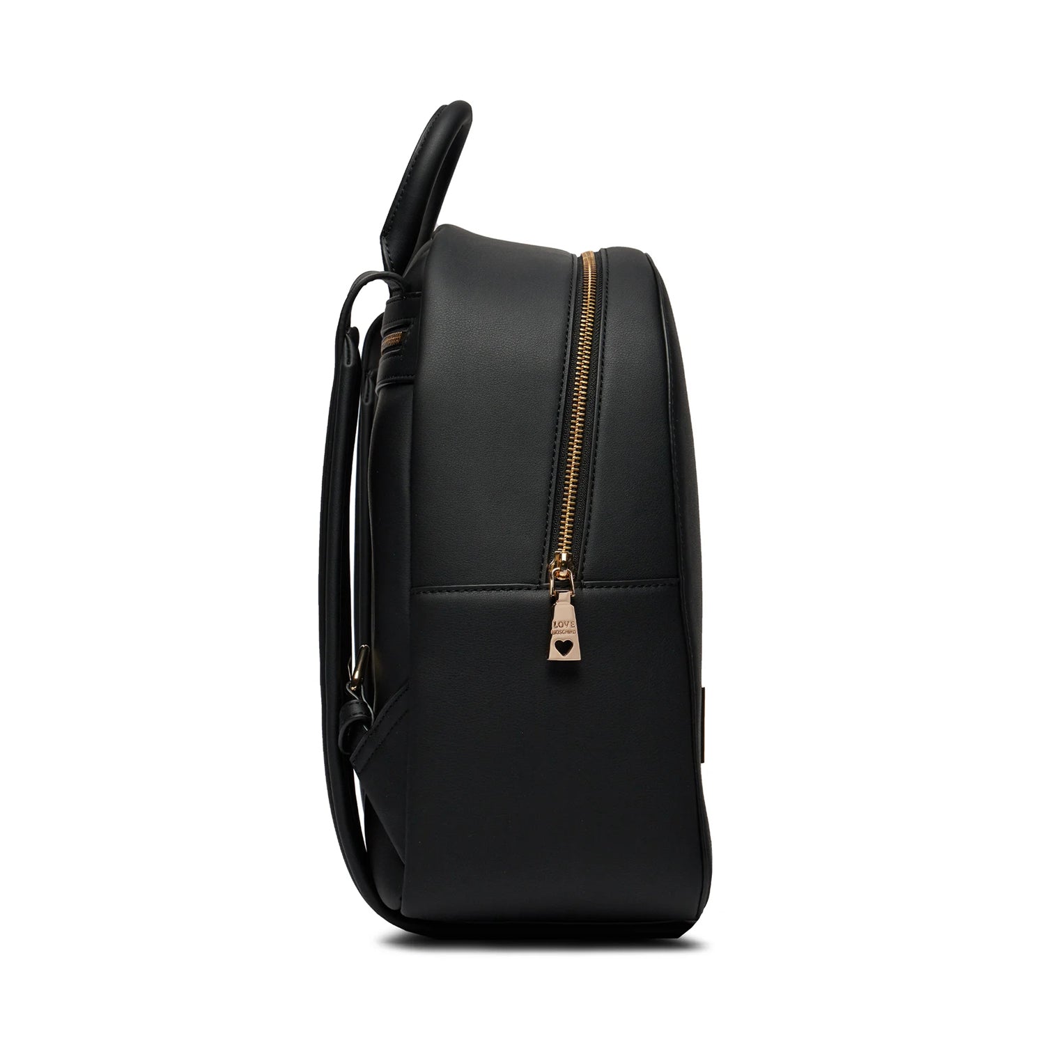 Mochila Moschino Borse City Preto E Ouro
