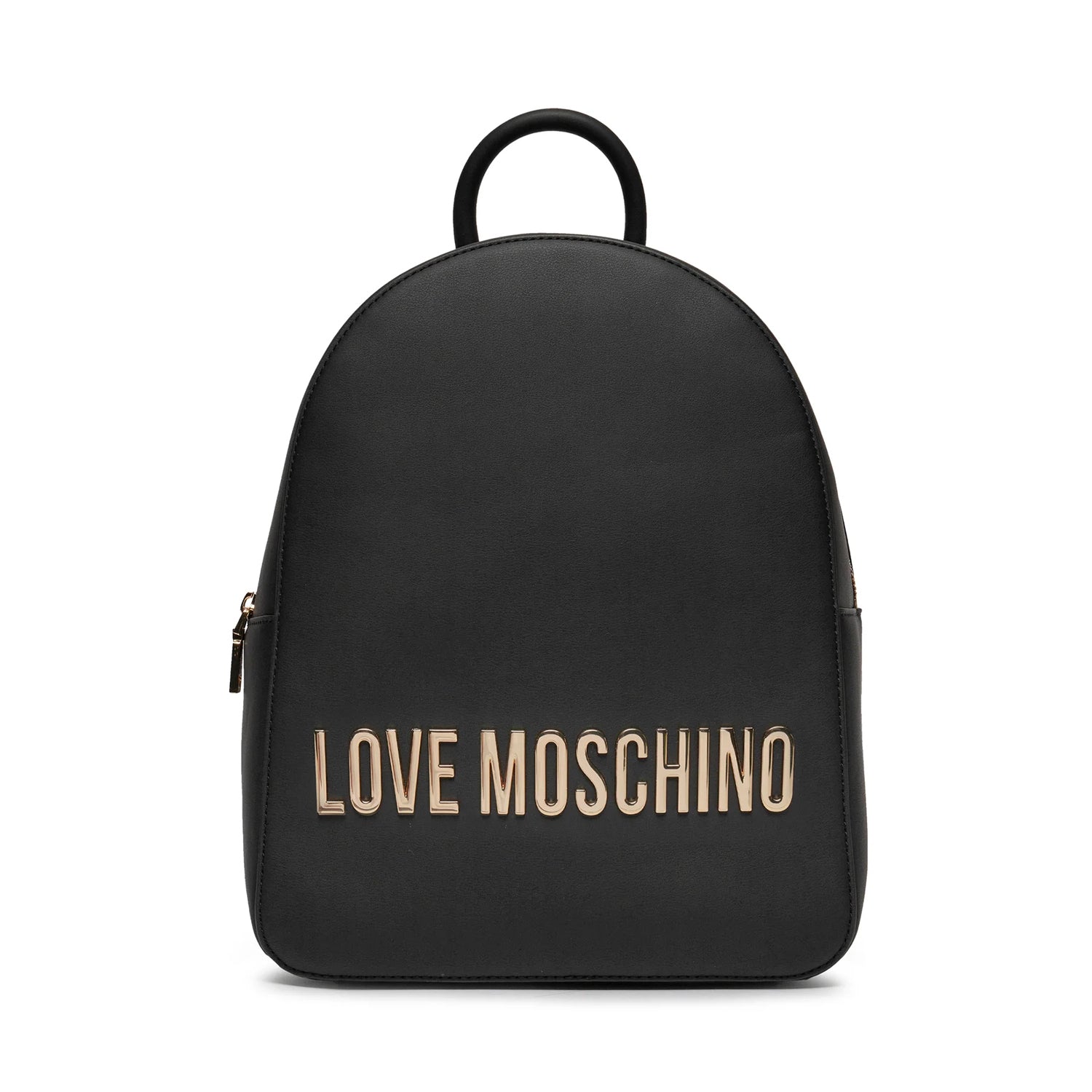 Mochila Moschino Borse City Preto E Ouro