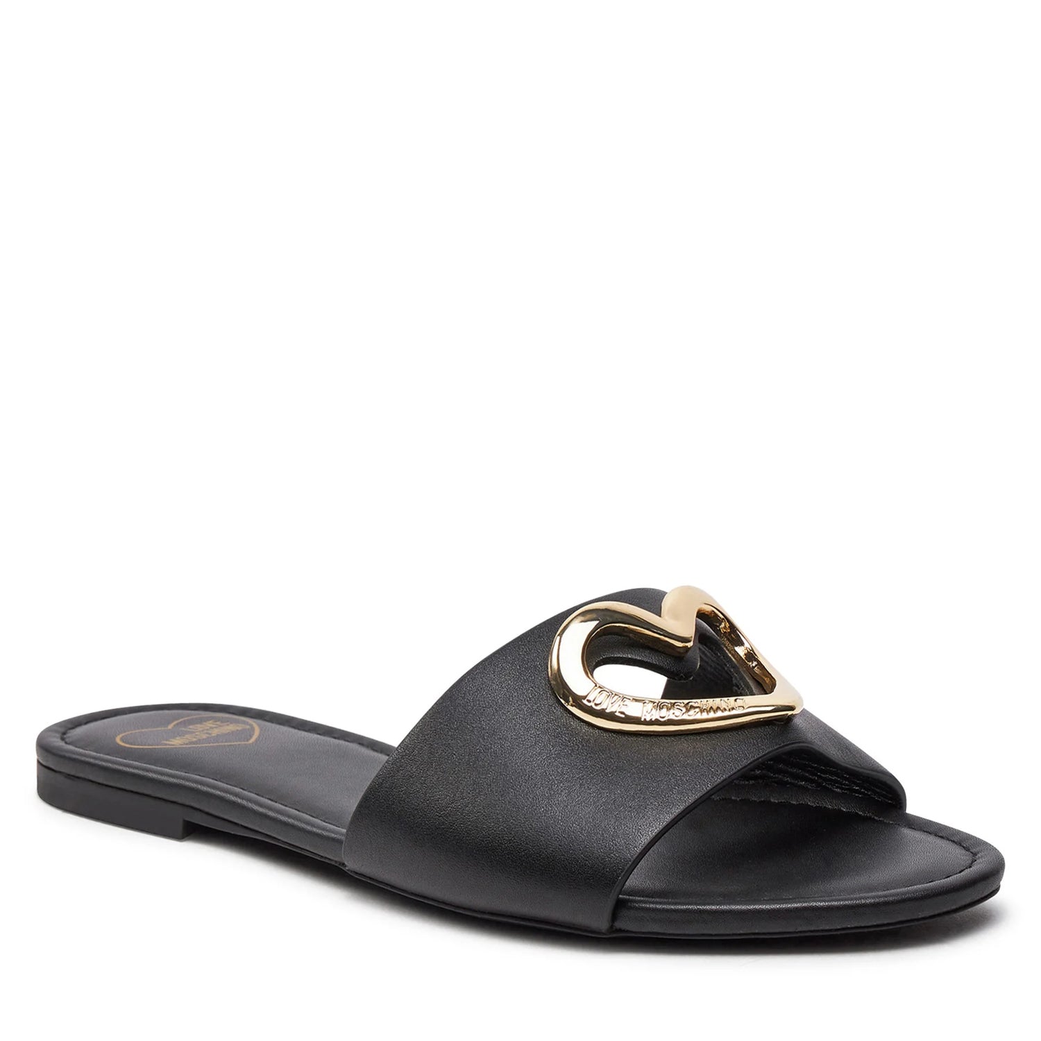 Moschino Sandalias Sandals Ja2843 Blk Gold Preto Ouro_shot5