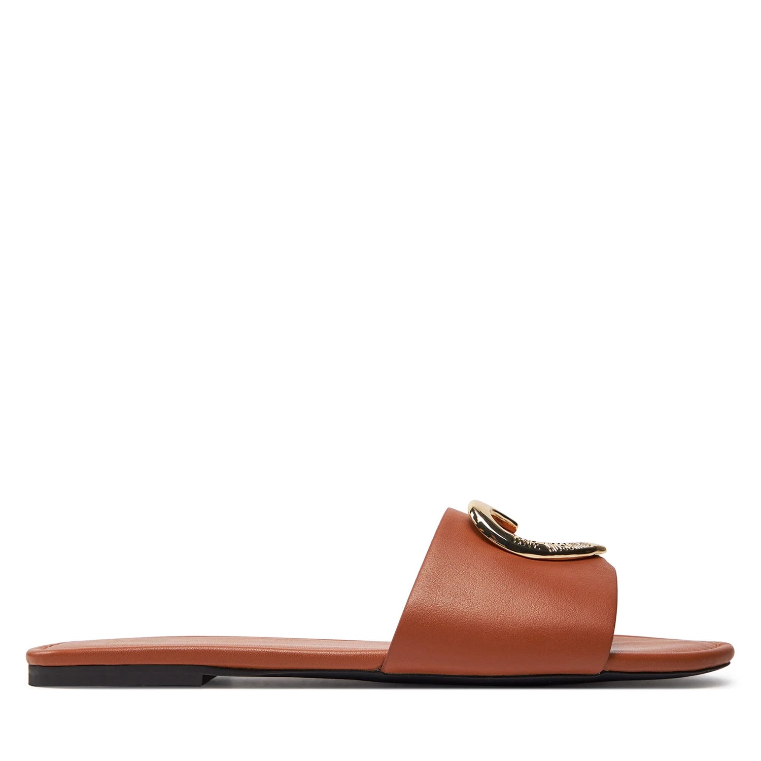 Moschino Sandalias Sandals Ja2843 Brown Gold Castanho Ouro_shot5