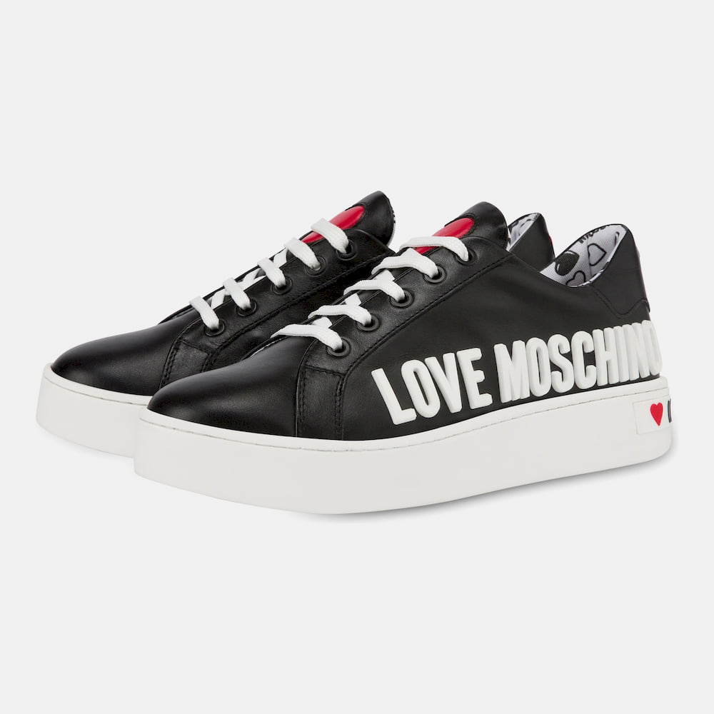 Moschino Sapatilhas Sneakers Shoes Ja15063 Black Preto Shot2