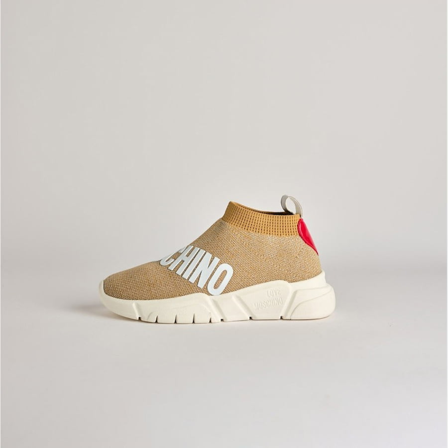 Moschino Sapatilhas Sneakers Shoes Ja15113 Gold Dourado Shot3