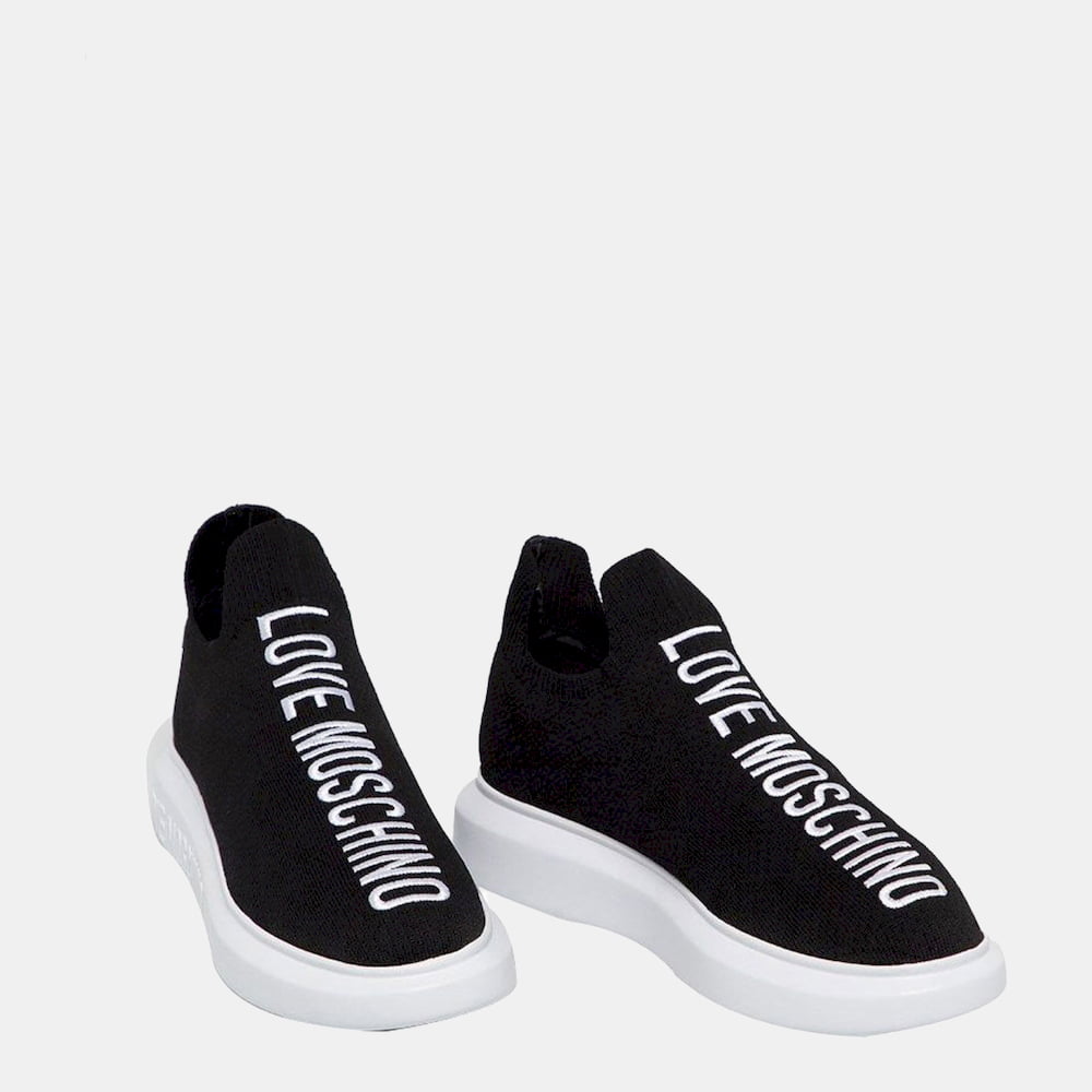 Moschino Sapatilhas Sneakers Shoes Ja15174 Black Preto Shot5
