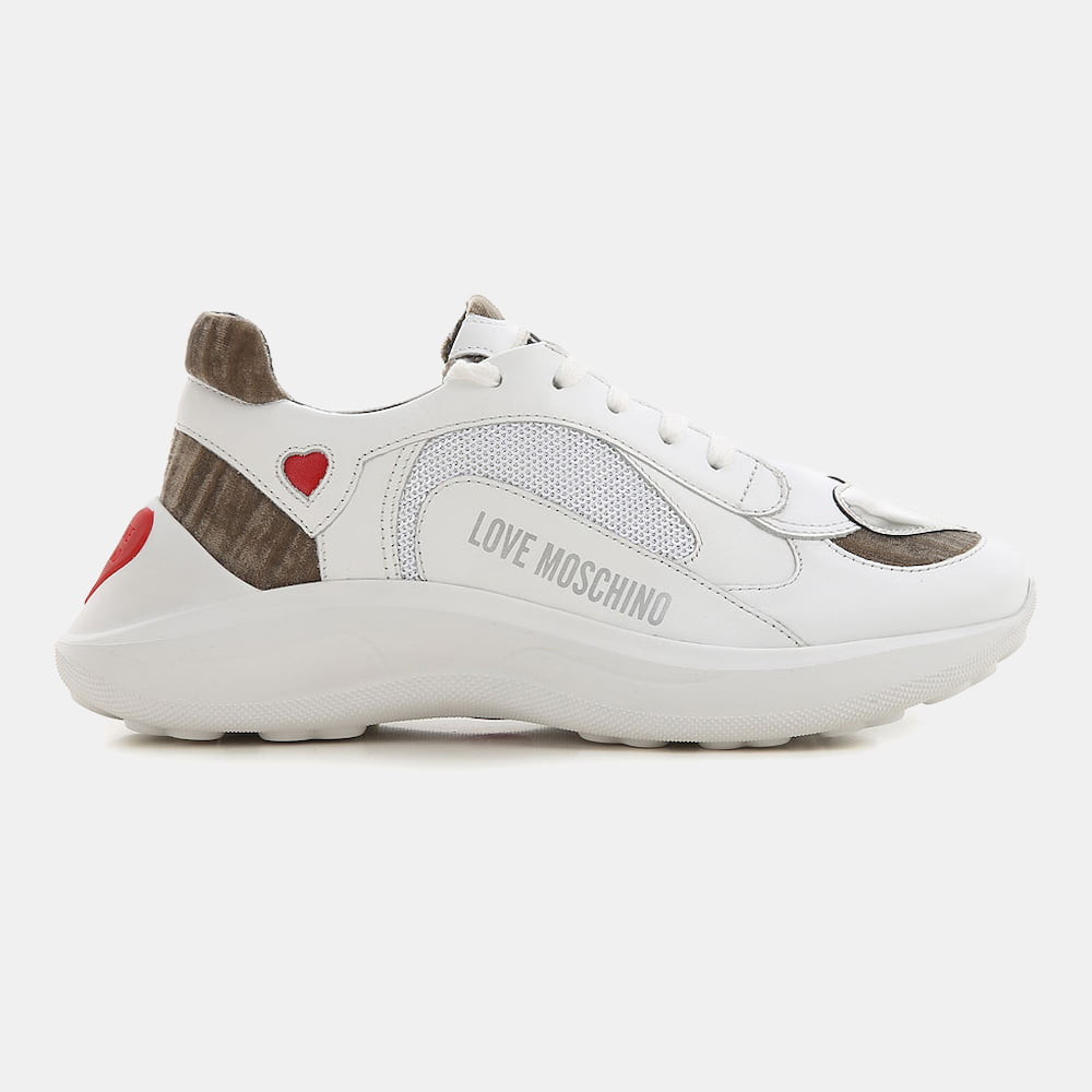 Moschino Sapatilhas Sneakers Shoes Ja15296 White Branco Shot4