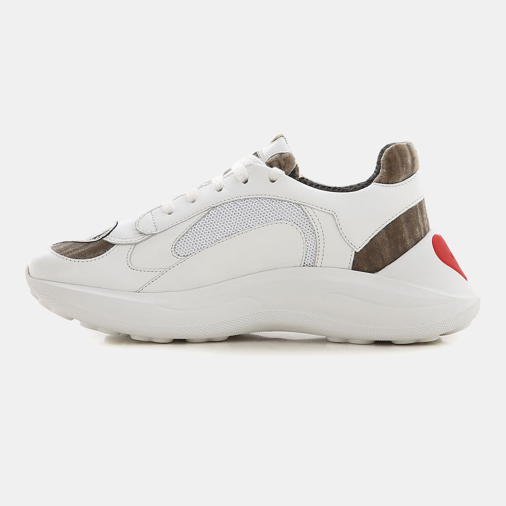 Moschino Sapatilhas Sneakers Shoes Ja15296 White Branco Shot6