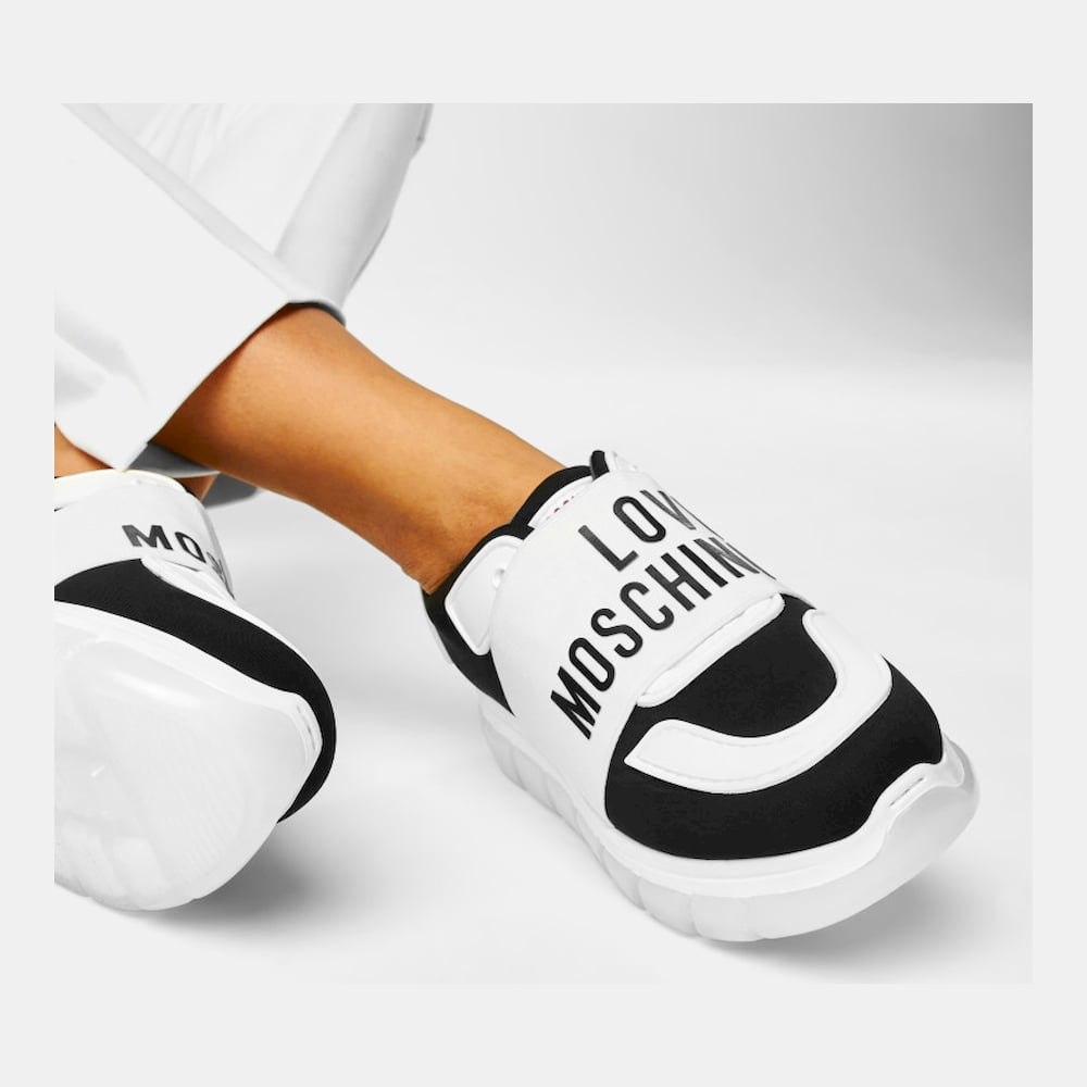 Moschino Sapatilhas Sneakers Shoes Ja15555 Black Preto Shot12
