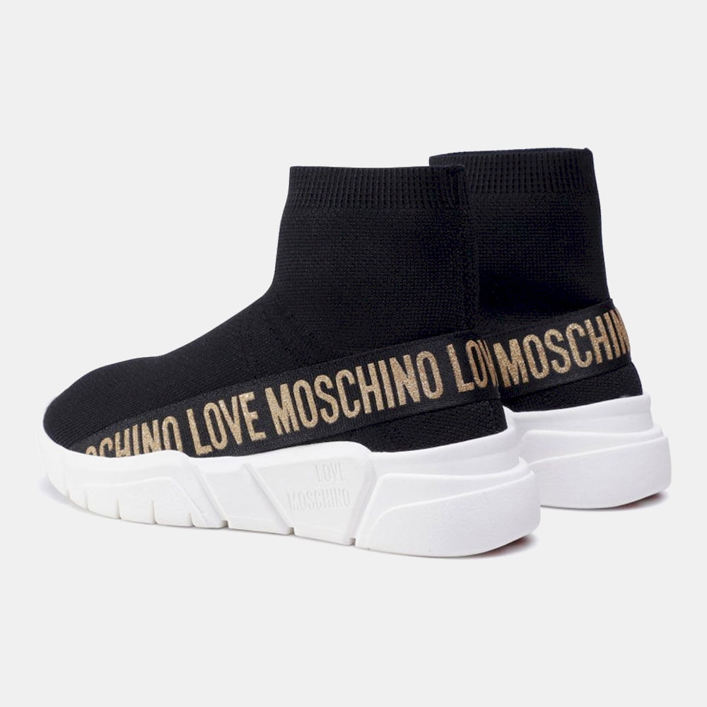 Moschino Sapatilhas Sneakers Shoes Ja15633 Black Preto Shot7