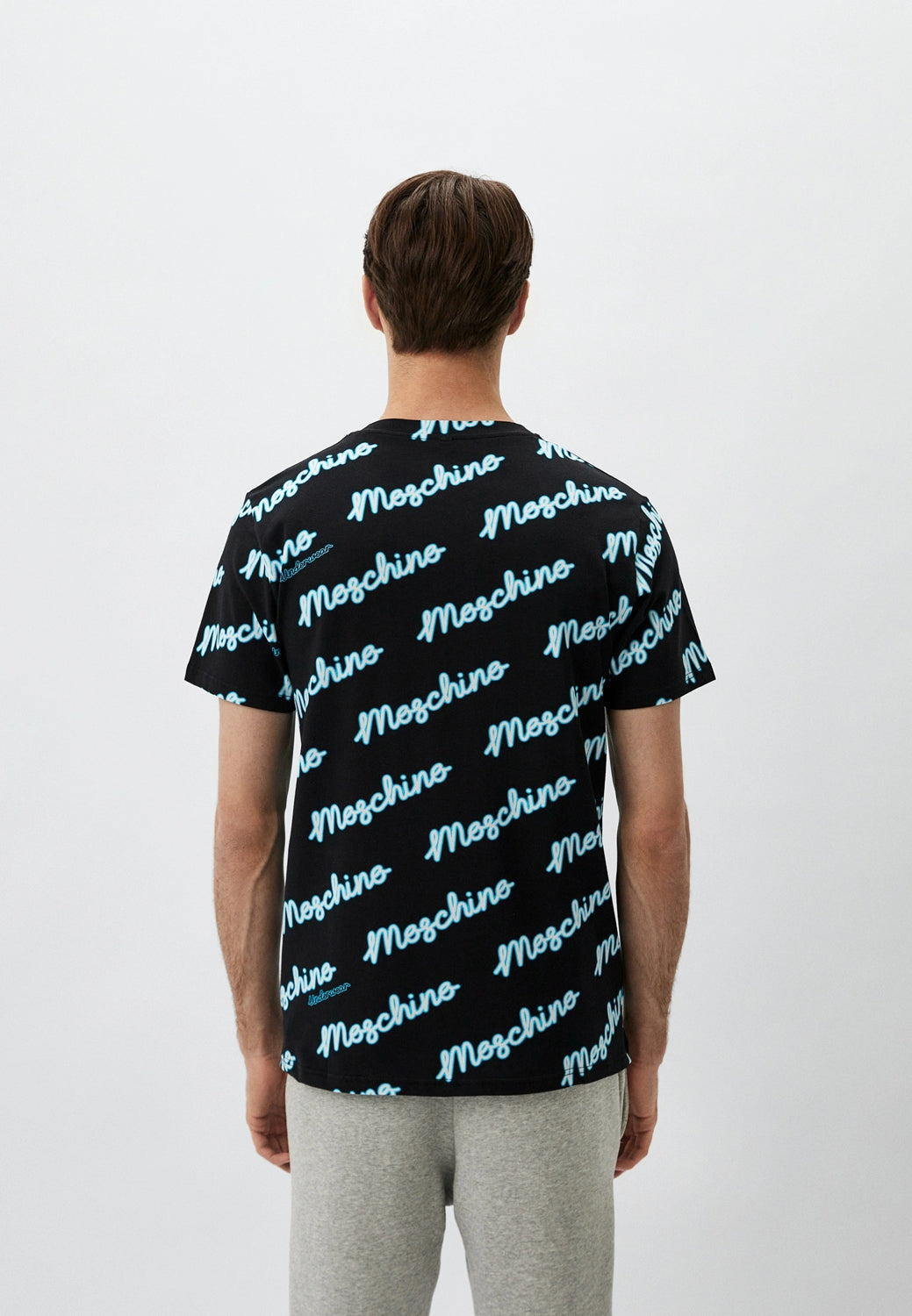 Moschino T Shirt A0709 4417 Blk Multi Preto Multicolor_shot2