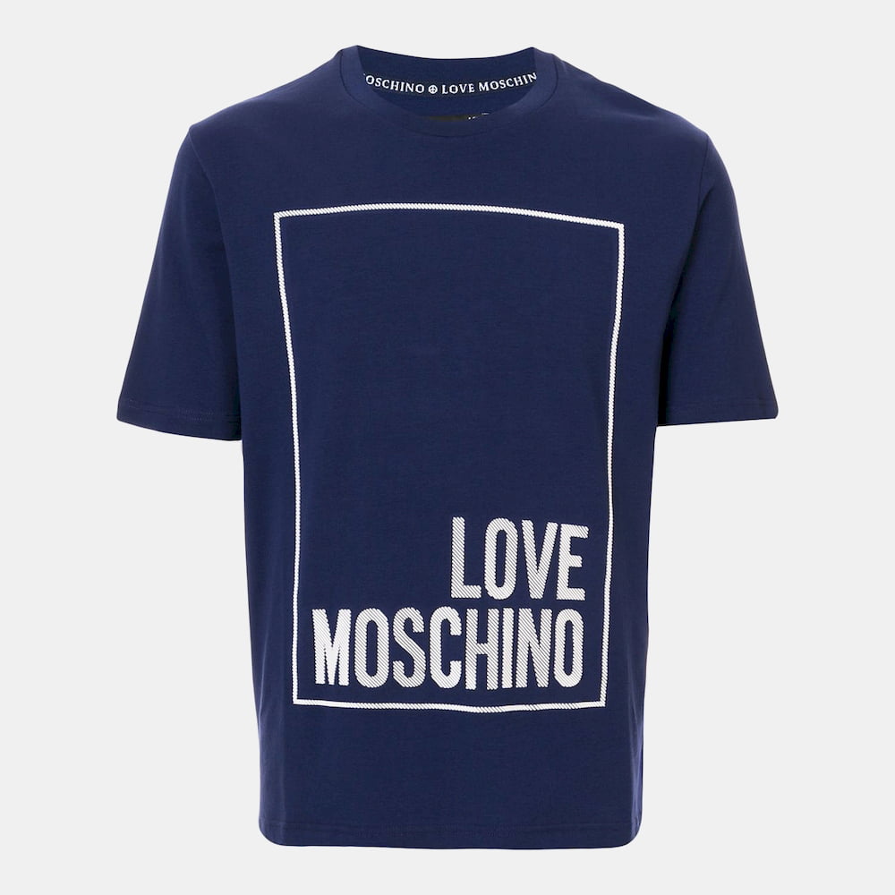Moschino T Shirt M47323y Navy Navy Shot2