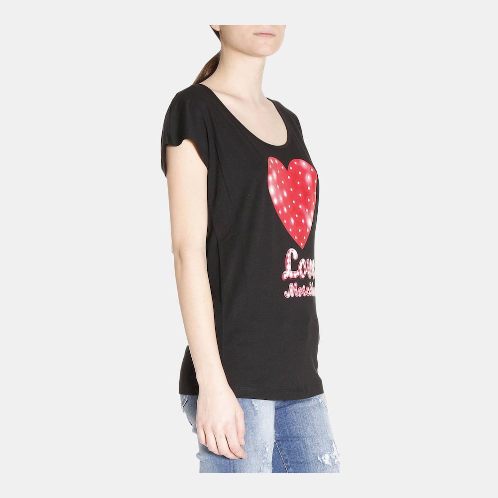 Moschino T Shirt W4g4126 Black Preto Shot4