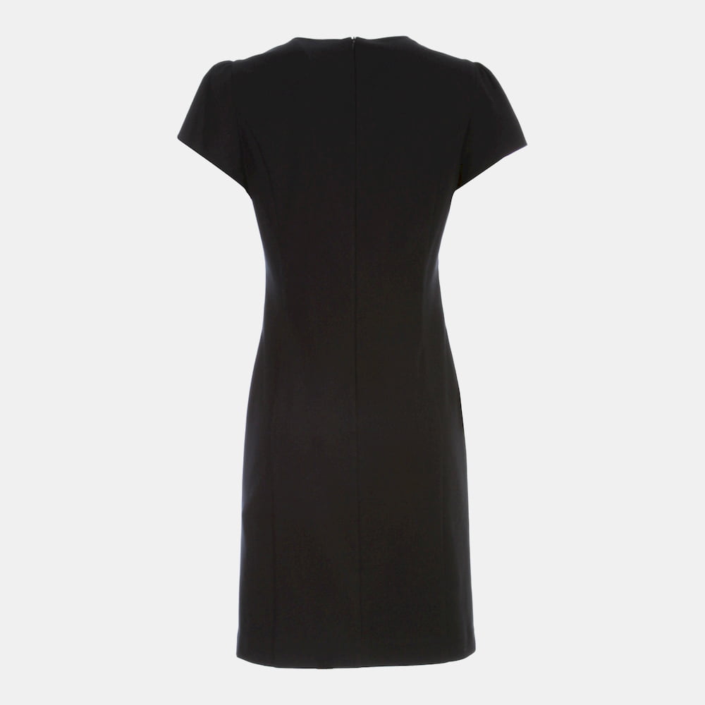 Moschino Vestido Dress Wvi2001s3438 Black Preto Shot4