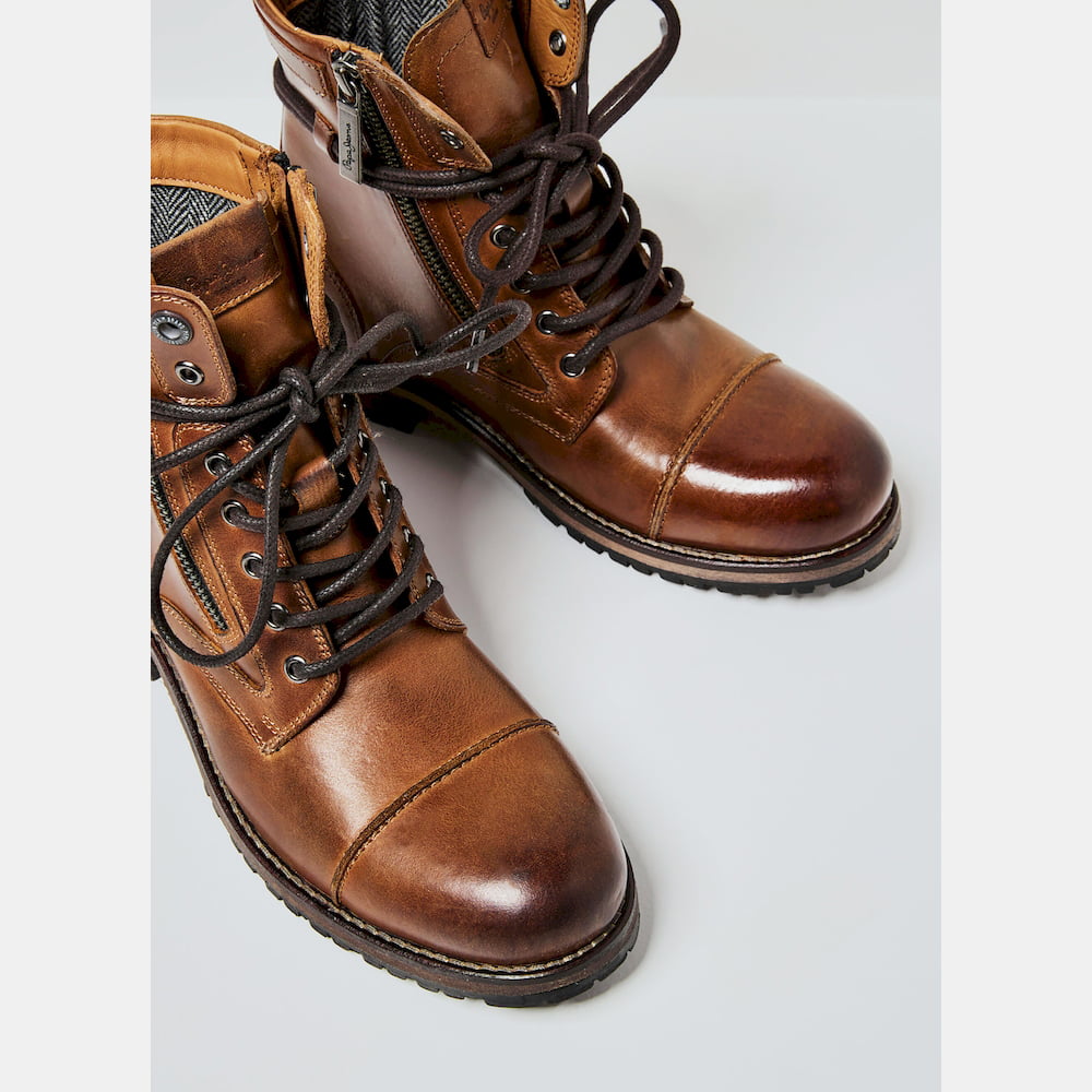 Pepe Jeans Botas Boots Pms50156 Tan Tan Shot12