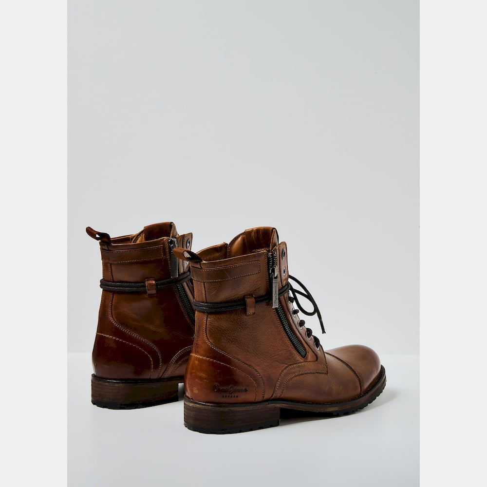 Pepe Jeans Botas Boots Pms50156 Tan Tan Shot4