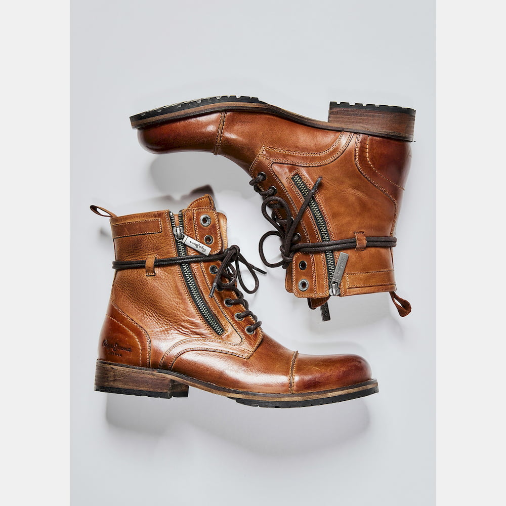 Pepe Jeans Botas Boots Pms50156 Tan Tan Shot6