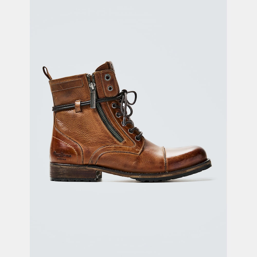 Pepe Jeans Botas Boots Pms50156 Tan Tan Shot8