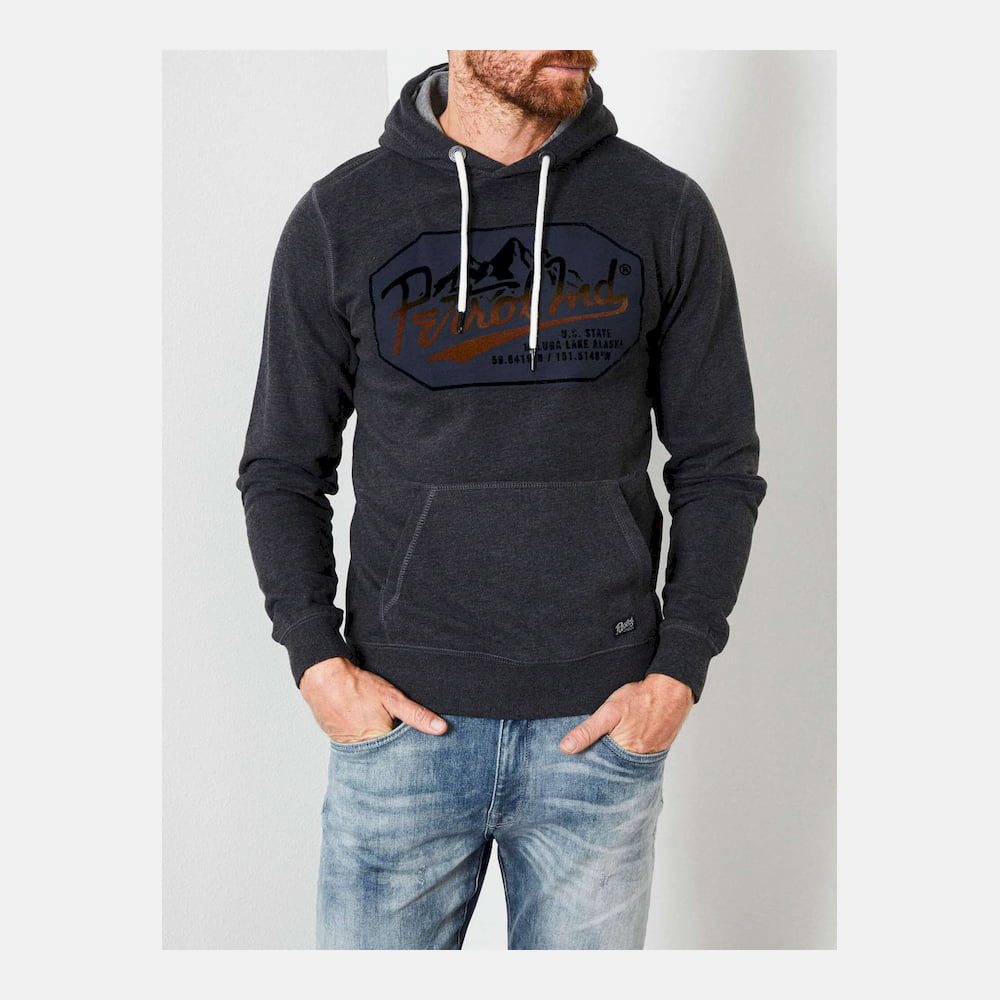 Petrol Industries Camisola Sweat Swh301 Dk.grey Cinza Escuro Shot2