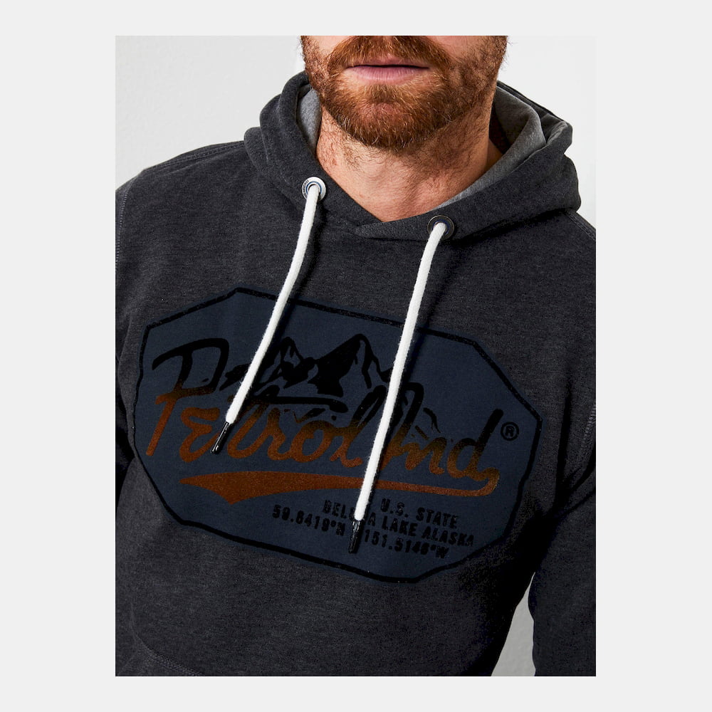 Petrol Industries Camisola Sweat Swh301 Dk.grey Cinza Escuro Shot6