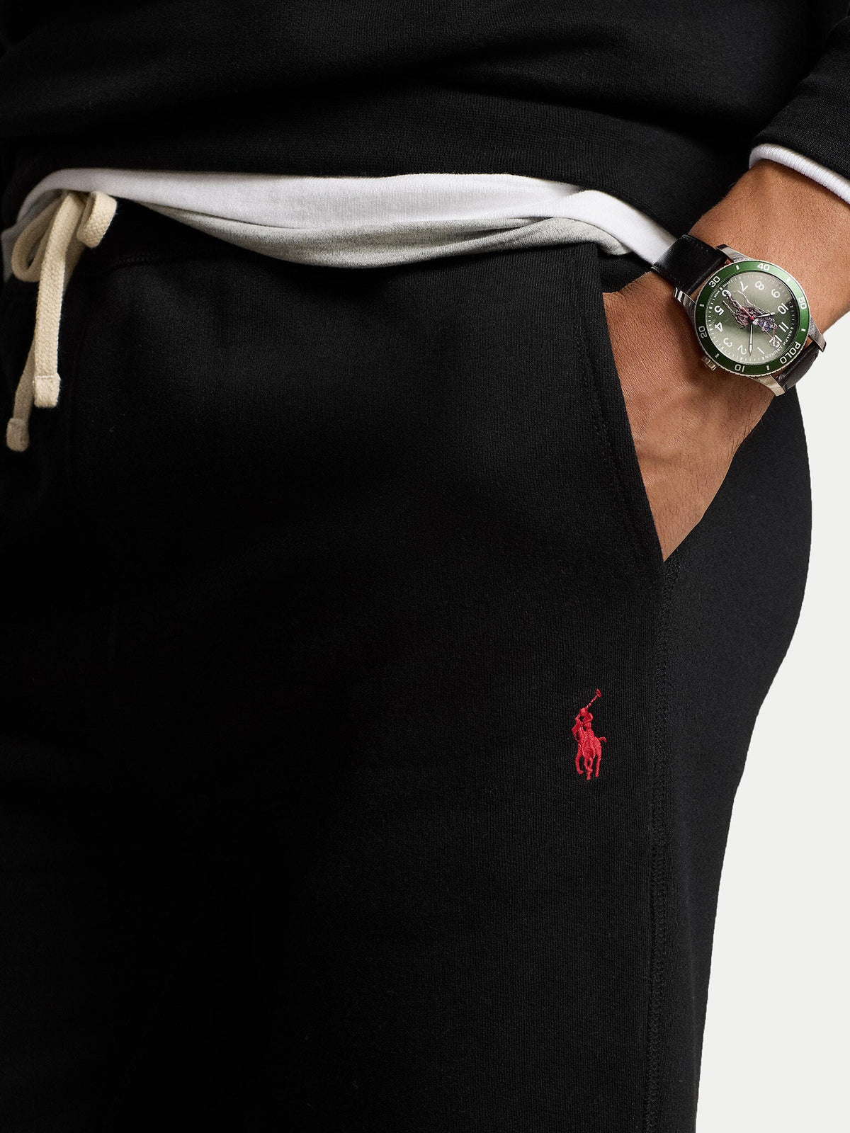 Ralph Lauren Calcas Training Pants 710793939 Black Preto_shot4