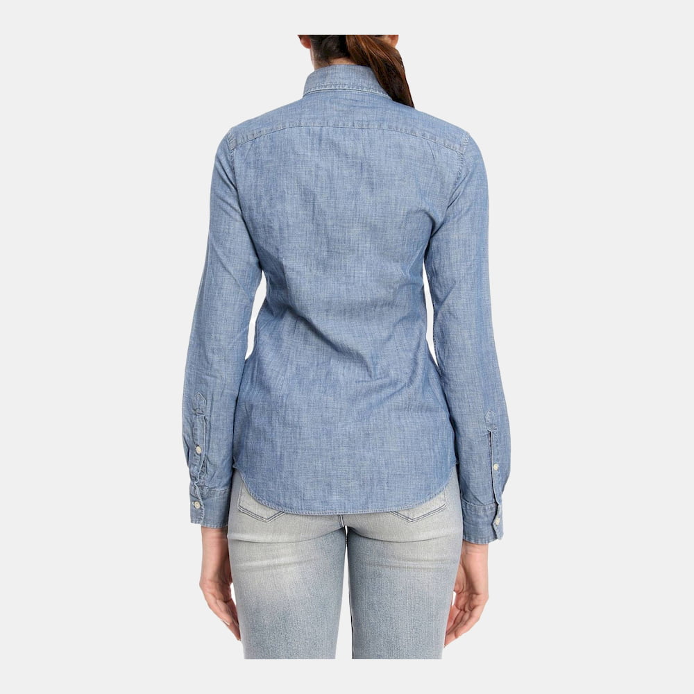Ralph Lauren Camisa Shirt 211651171 Chambray Chambray Shot6