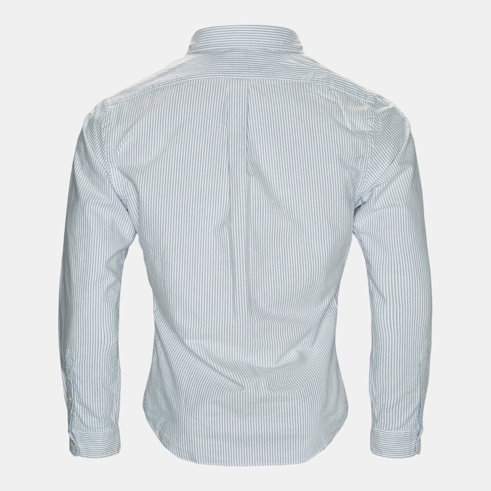 Ralph Lauren Camisa Shirt 710549084 Blu Stripe Azul Shot2
