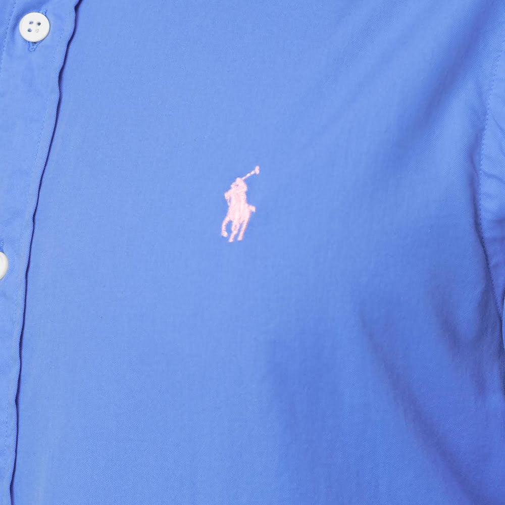 Ralph Lauren Camisa Shirt 710741788 Royal Blue Azul Royal Shot1