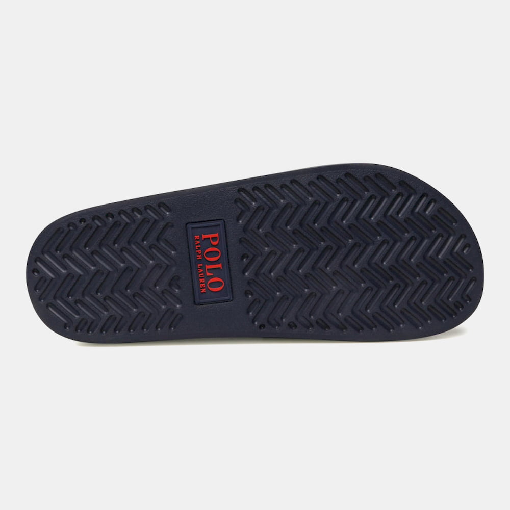 Ralph Lauren Chinelos Slippers Polo Slide Navy Red Navy Vermelho Shot12