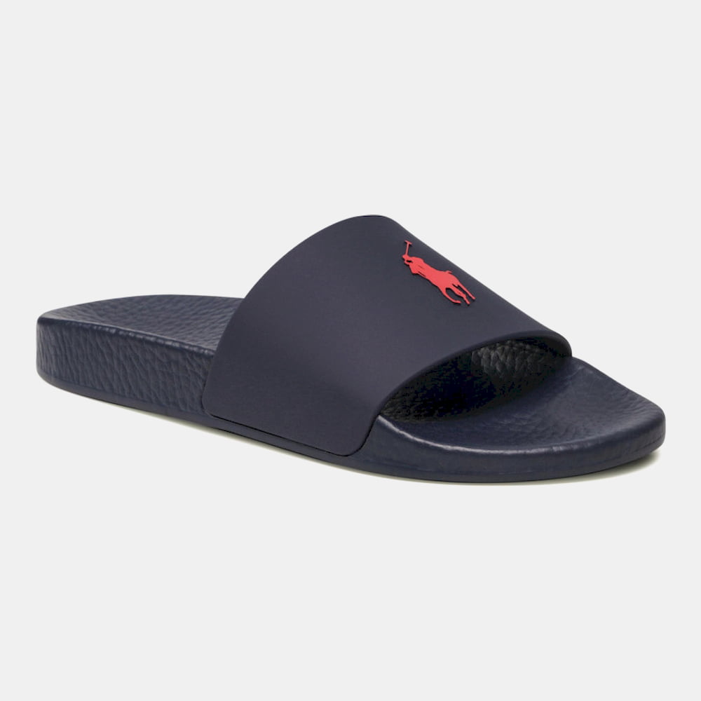 Ralph Lauren Chinelos Slippers Polo Slide Navy Red Navy Vermelho Shot2