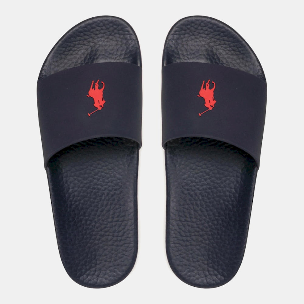 Ralph Lauren Chinelos Slippers Polo Slide Navy Red Navy Vermelho Shot8