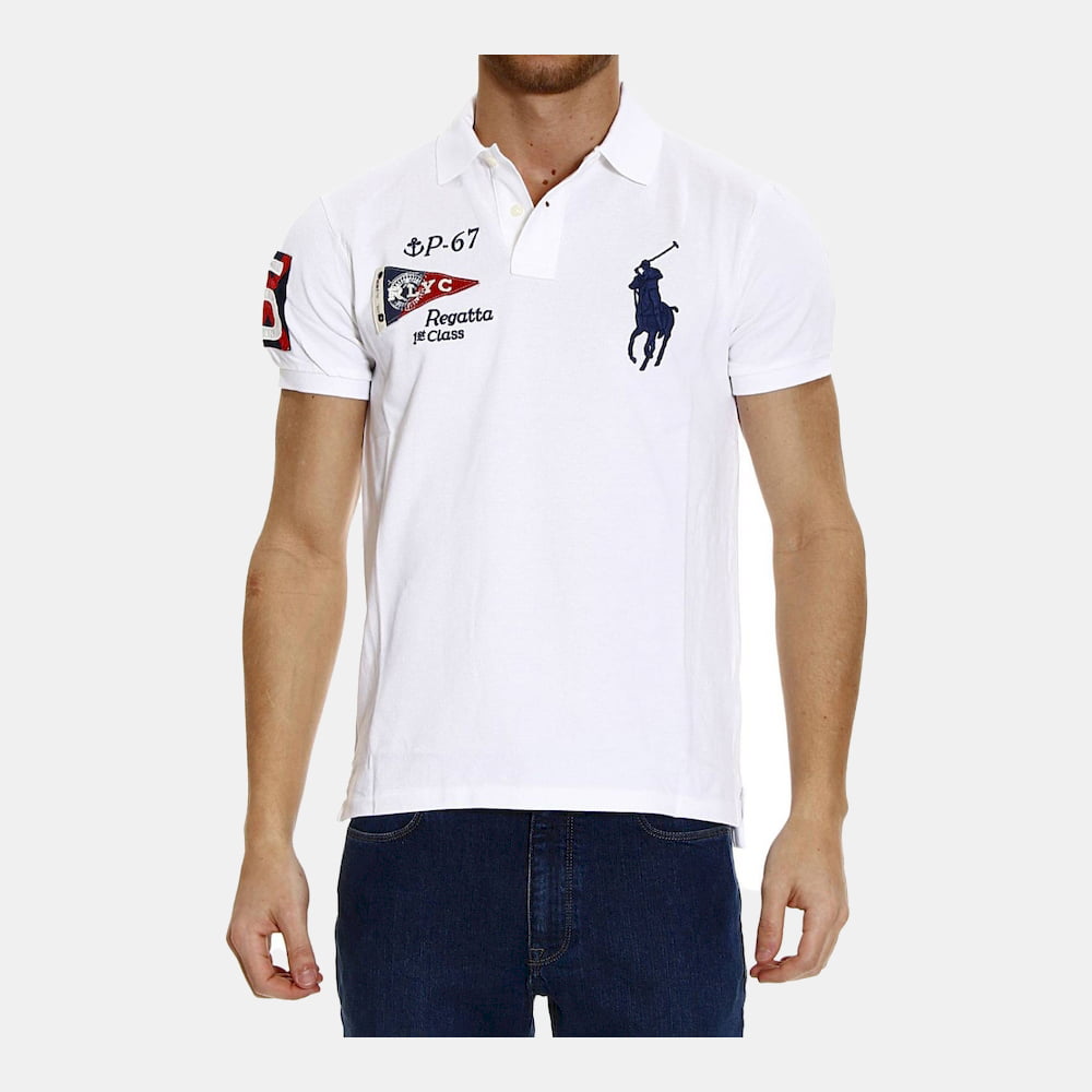 Ralph Lauren Polo A12kmmb9 White Branco Shot2