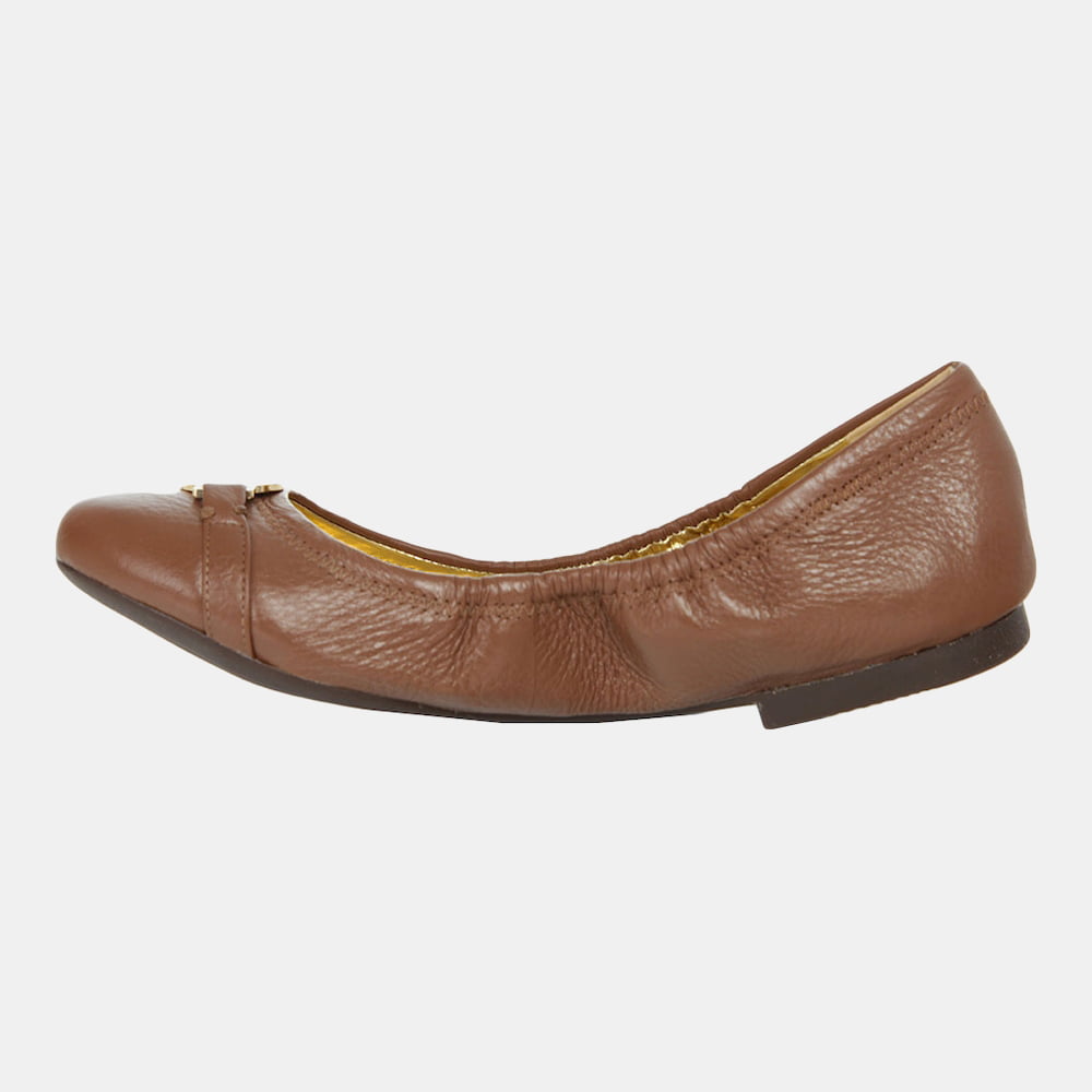 Ralph Lauren Sabrinas Ballet Flats Bethenny Tan Tan Shot4